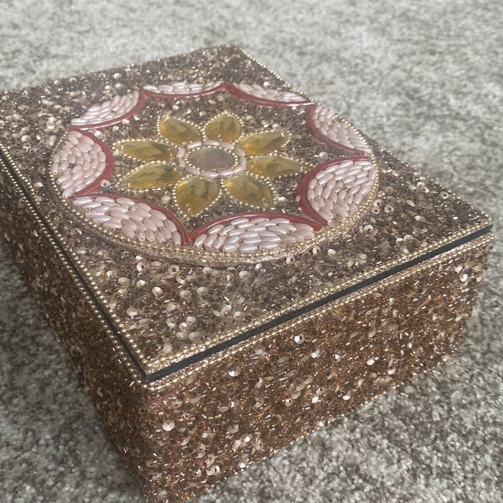Pier 1 Bejeweled Keepsake Box